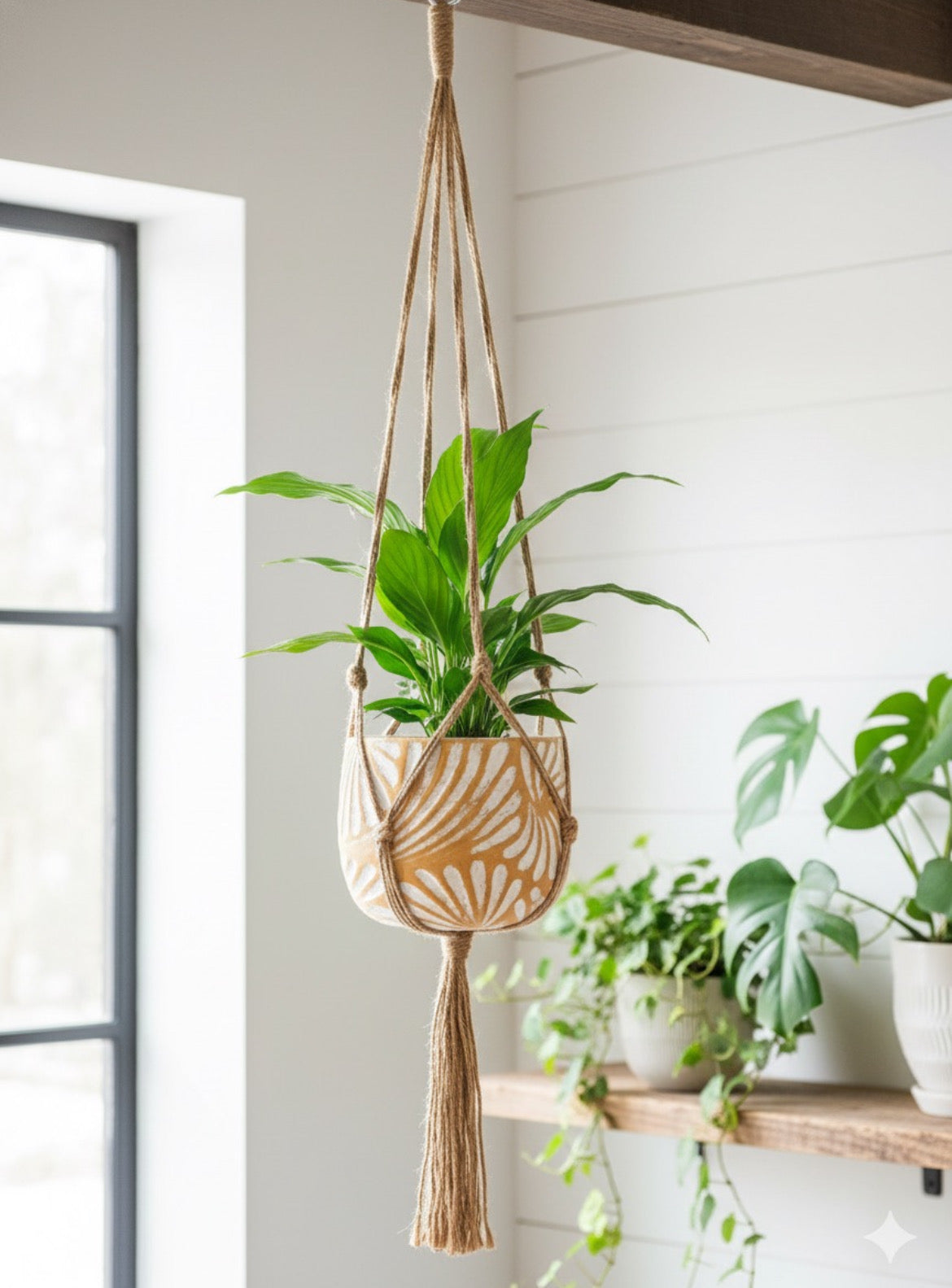 Jute Macrame Plant Hanger